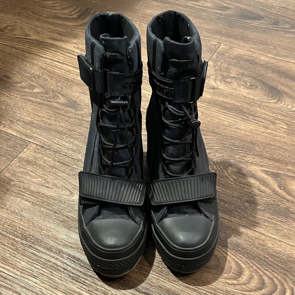 Women’s Black Converse Combat Boots